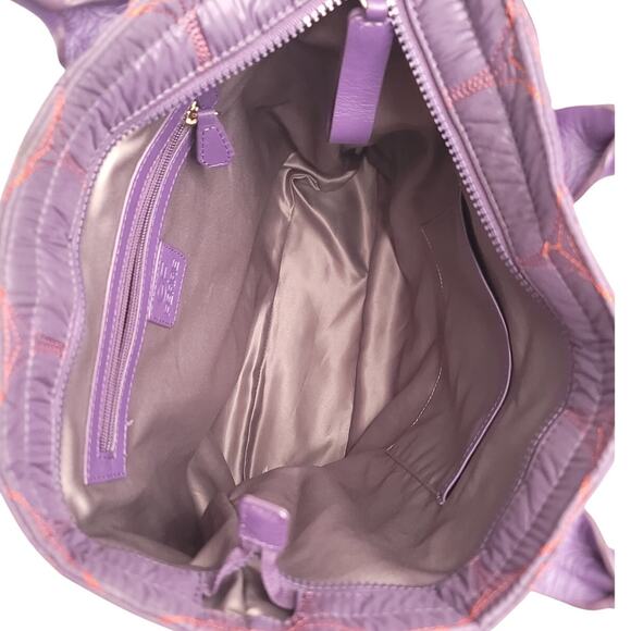 GIANFRANCO FERRE Tote bag Color Purple - Picture 8 of 8